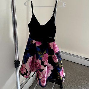 floral prom dress